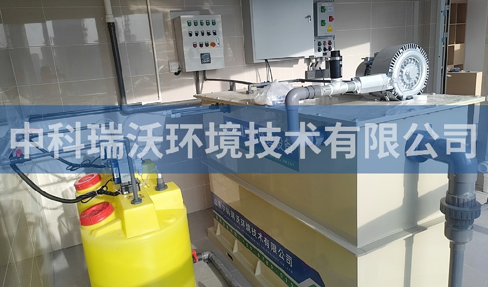 山東省濟南市建筑工程有限公司污水處理設(shè)備案例